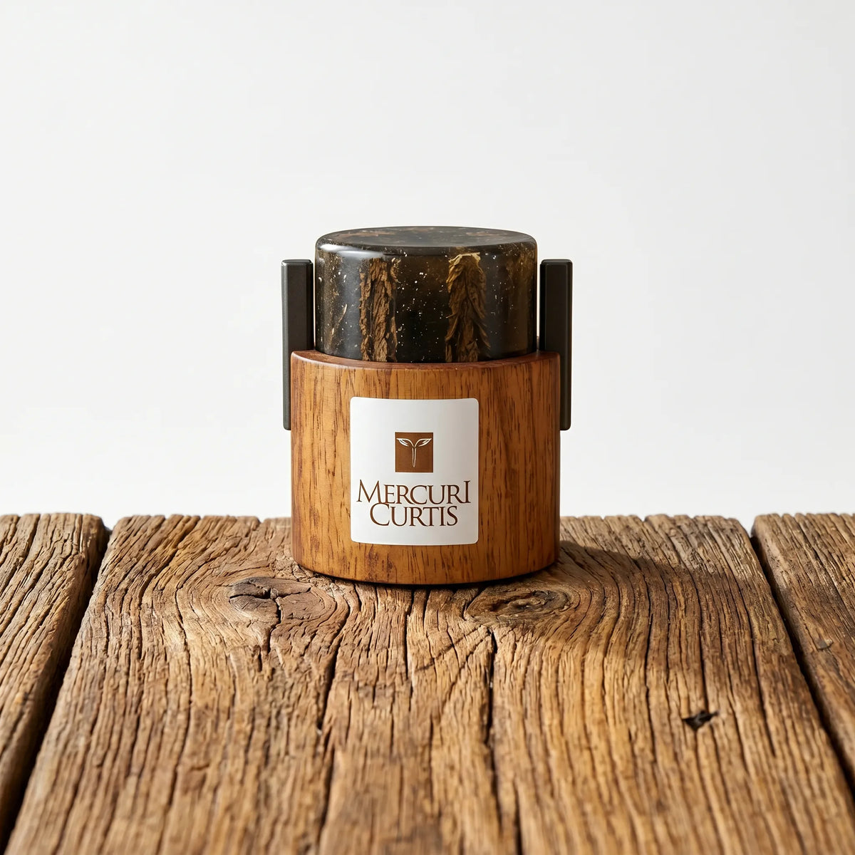 Colophane "Mercuri Curtis" RAFFIN - Boîte Ovale en Bois de Bruyère