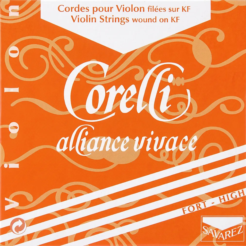 Corde Mi Violon Alliance Vivace Corelli 801F Forte à Boucle