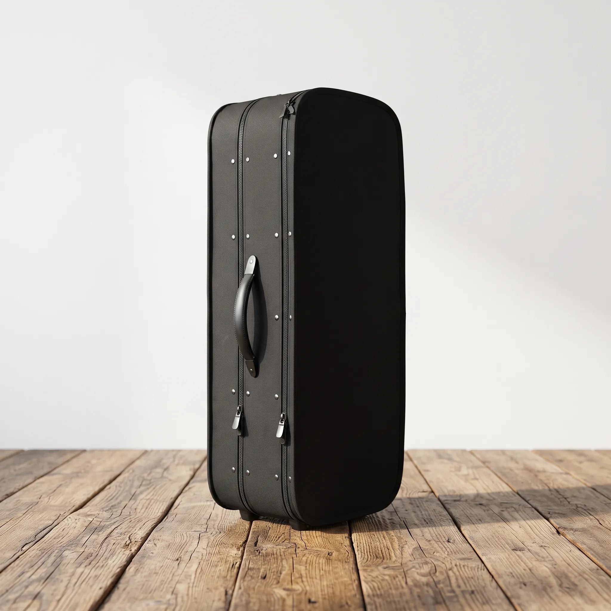 Etui pour 4 violons à roulettes noir et bleu 2007-4V