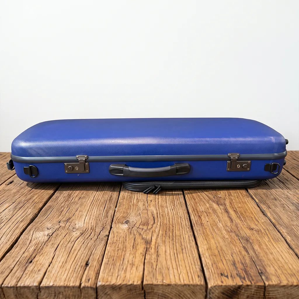 Étui alto rectangulaire ajustable 38cm à 42cm PC Composite bleu tressé HIRA-112
