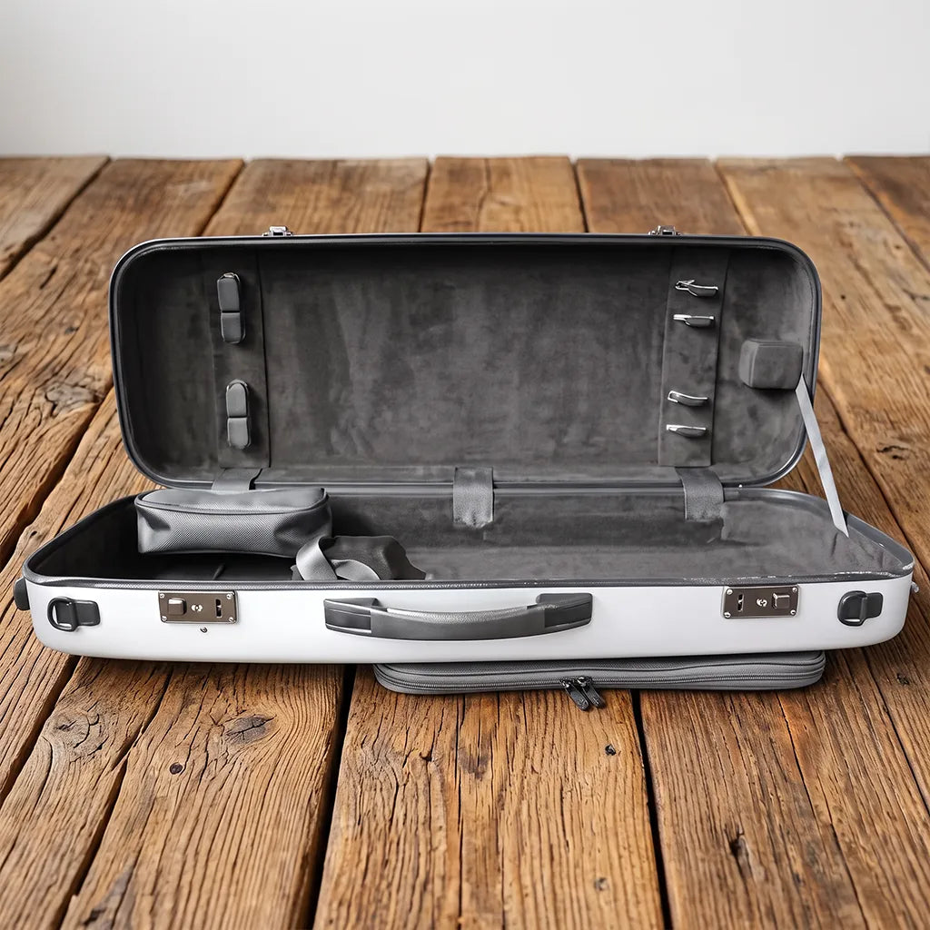 Étui alto rectangulaire ajustable 38cm à 42cm PC Composite gris HIRA-109