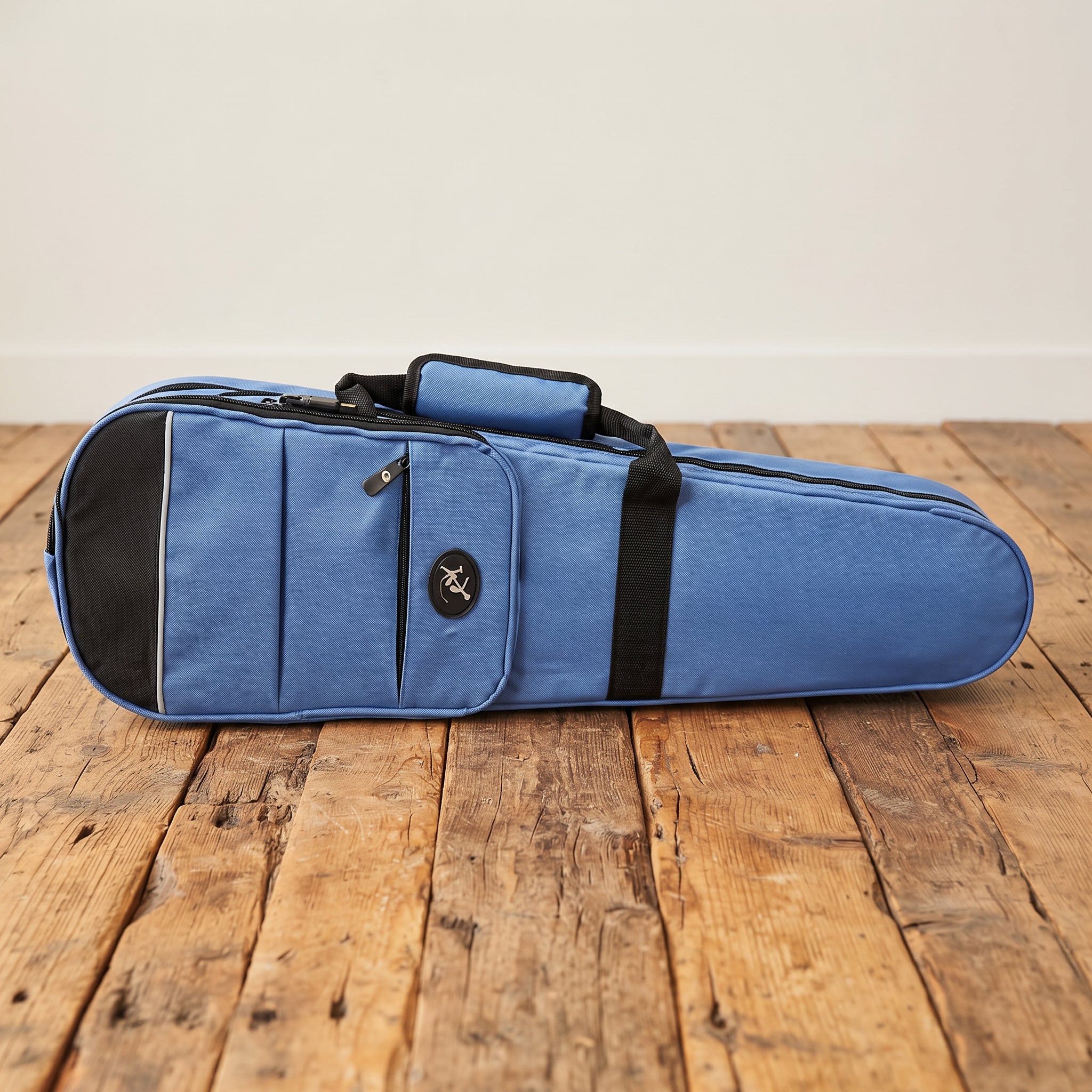 Étui violon 1/4 forme trapèze bleu ciel SEB-F14-BB
