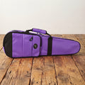 Étui violon 1/8 forme trapèze violet et noir SEB-F18-PB