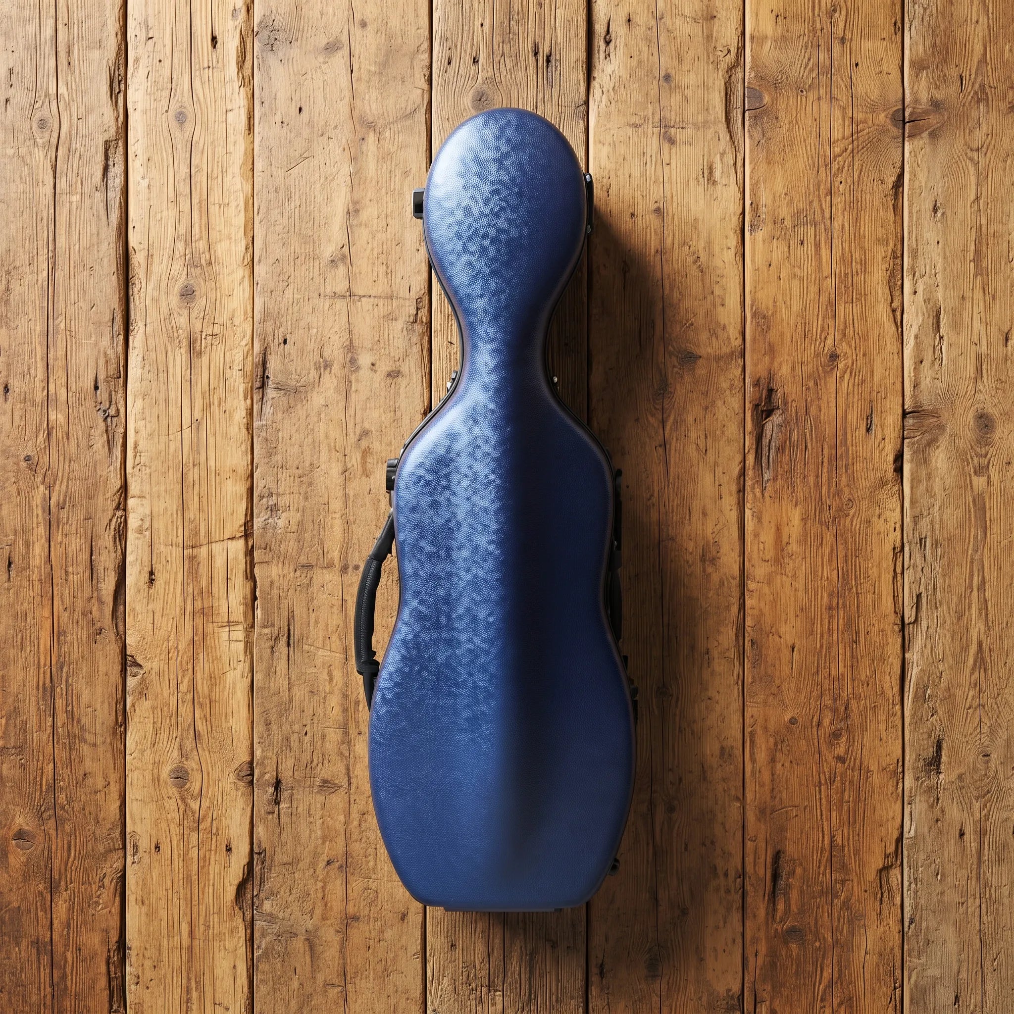 Étui violon 4/4 PC Composite forme "Petit Violoncelle" : effet Disco