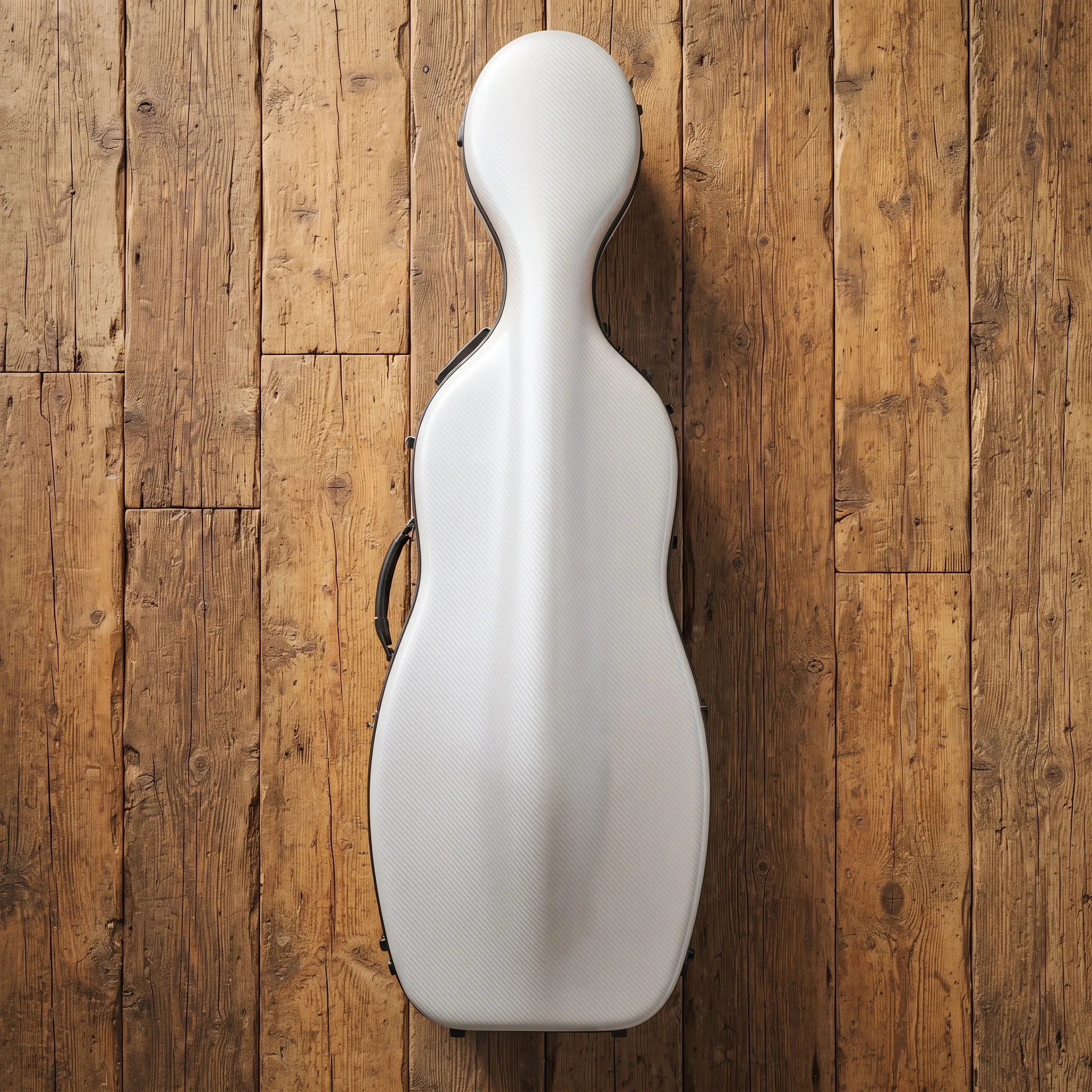 Étui violon 4/4 PC Composite forme "Petit Violoncelle" : effet tréssé