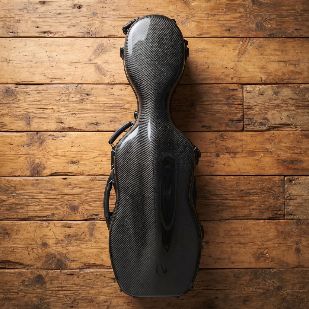Étui violon 4/4 PC Composite forme "Petit Violoncelle" : effet Disco