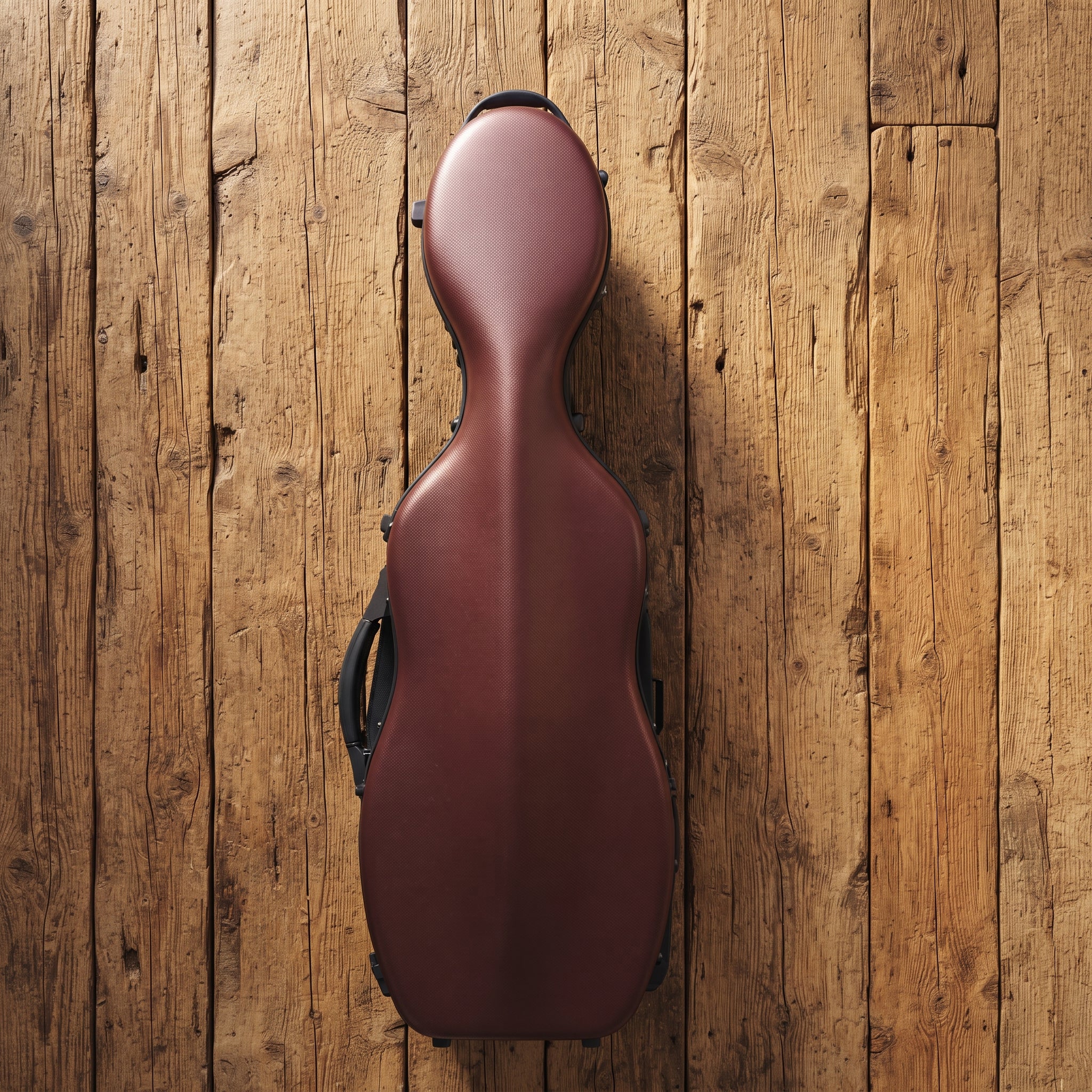 Étui violon 4/4 PC Composite forme "Petit Violoncelle" : effet tréssé
