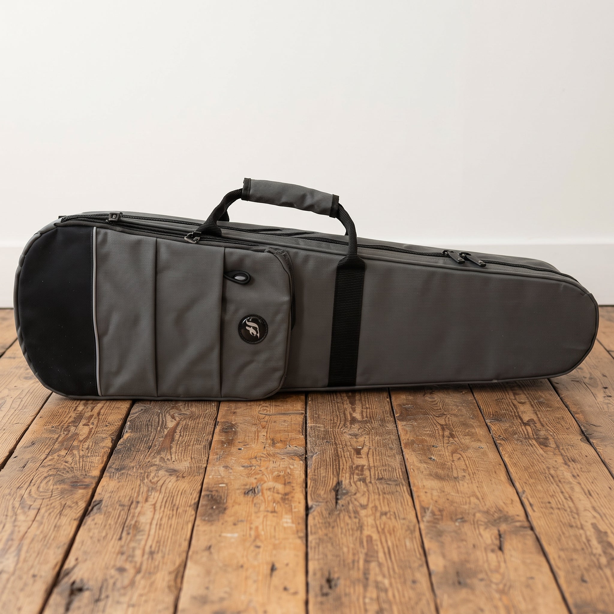 Étui violon 4/4 forme trapèze gris et noir SEB-F44-GN