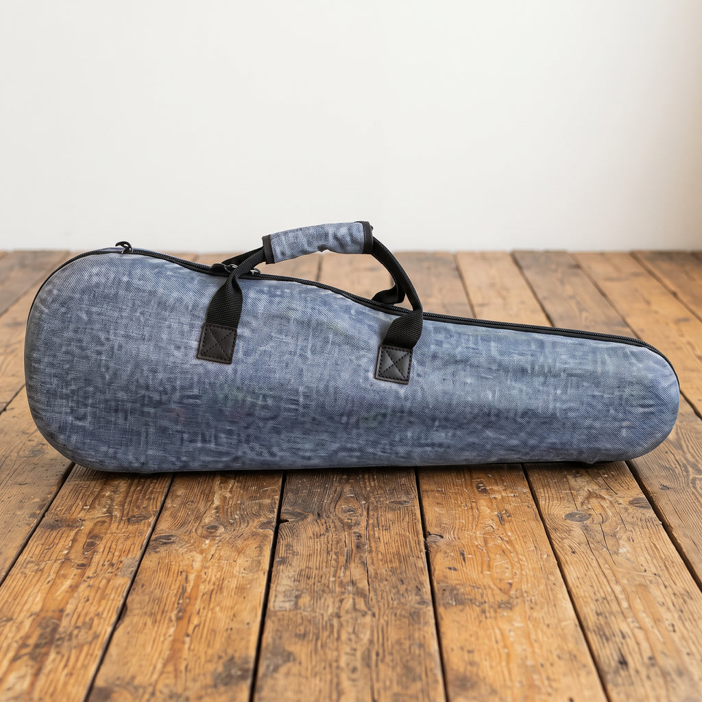 Étui violon 4/4 forme trapèze rigide Waterproof Jeans et Gris SEB-F44W-JEANS