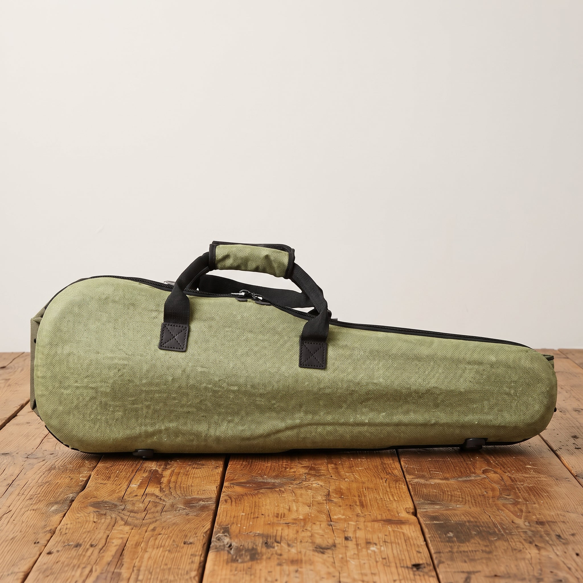 Étui violon 4/4 forme trapèze rigide Waterproof vert et gris SEB-F44W-GG