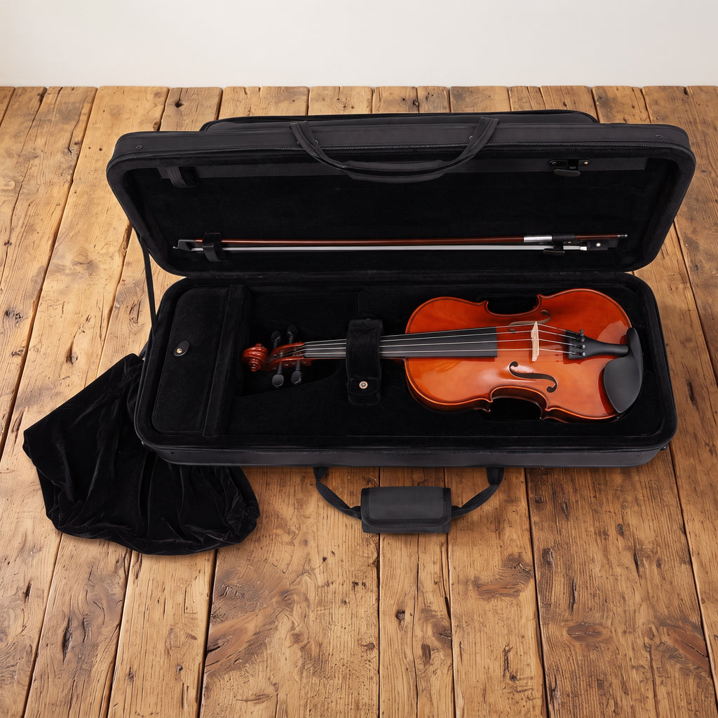 Étui violon rectangulaire Haute Qualité Cordura Bleu Pétrole SEB-R44HQ-PLB