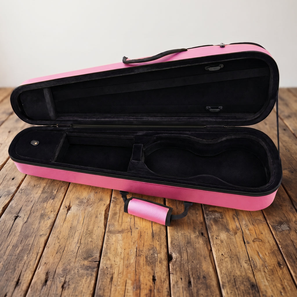 Étui violon trapèze 4/4 S Jean Rose et Noir - SEB-F44SN-PN