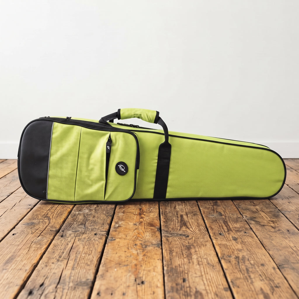 Étui violon trapèze 4/4 S Jean Vert Citron et Noir - SEB-F44SN-JN