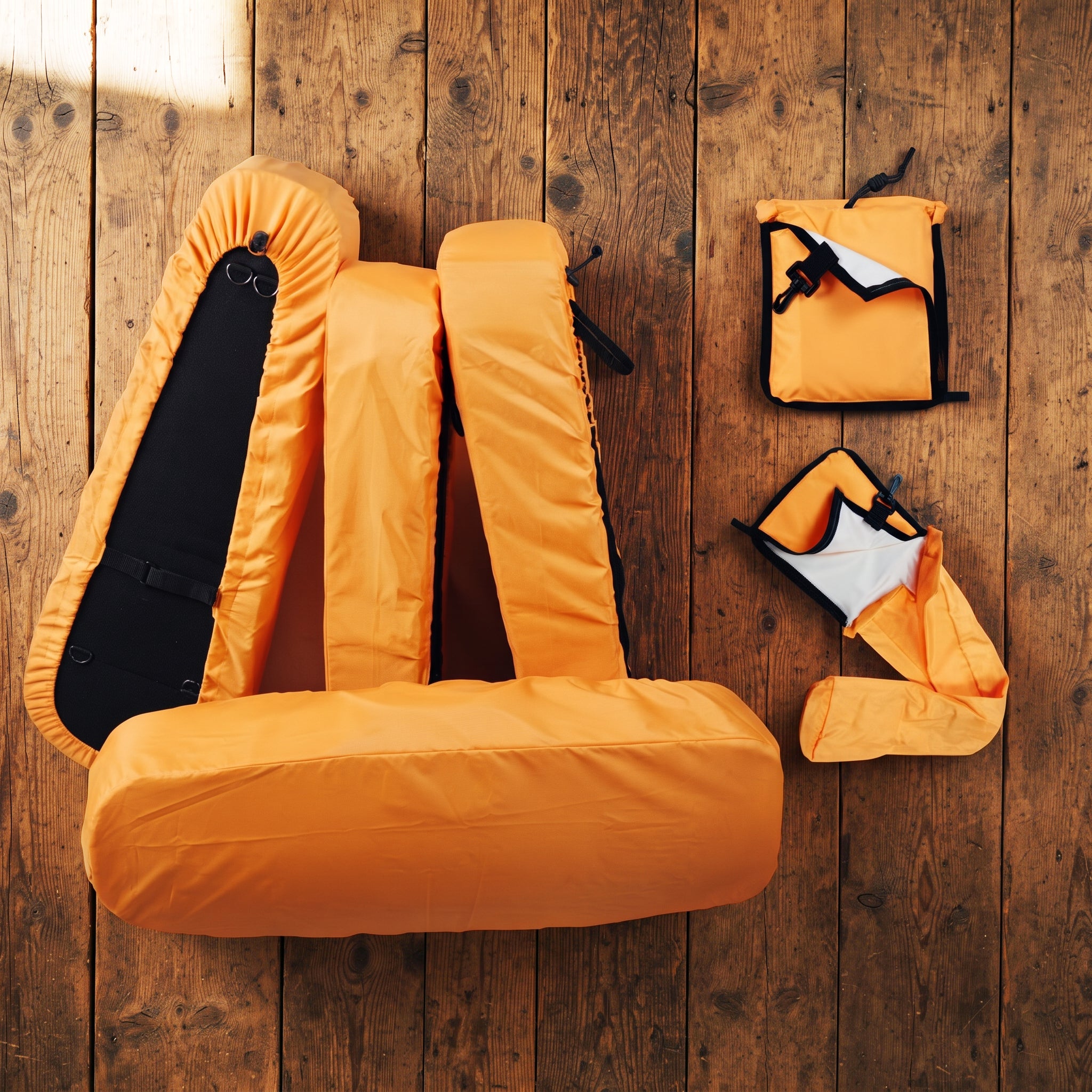Housse de pluie PEDI pour étui alto rectangulaire 380mm à 420mm orange RC-AL38R-PEDI