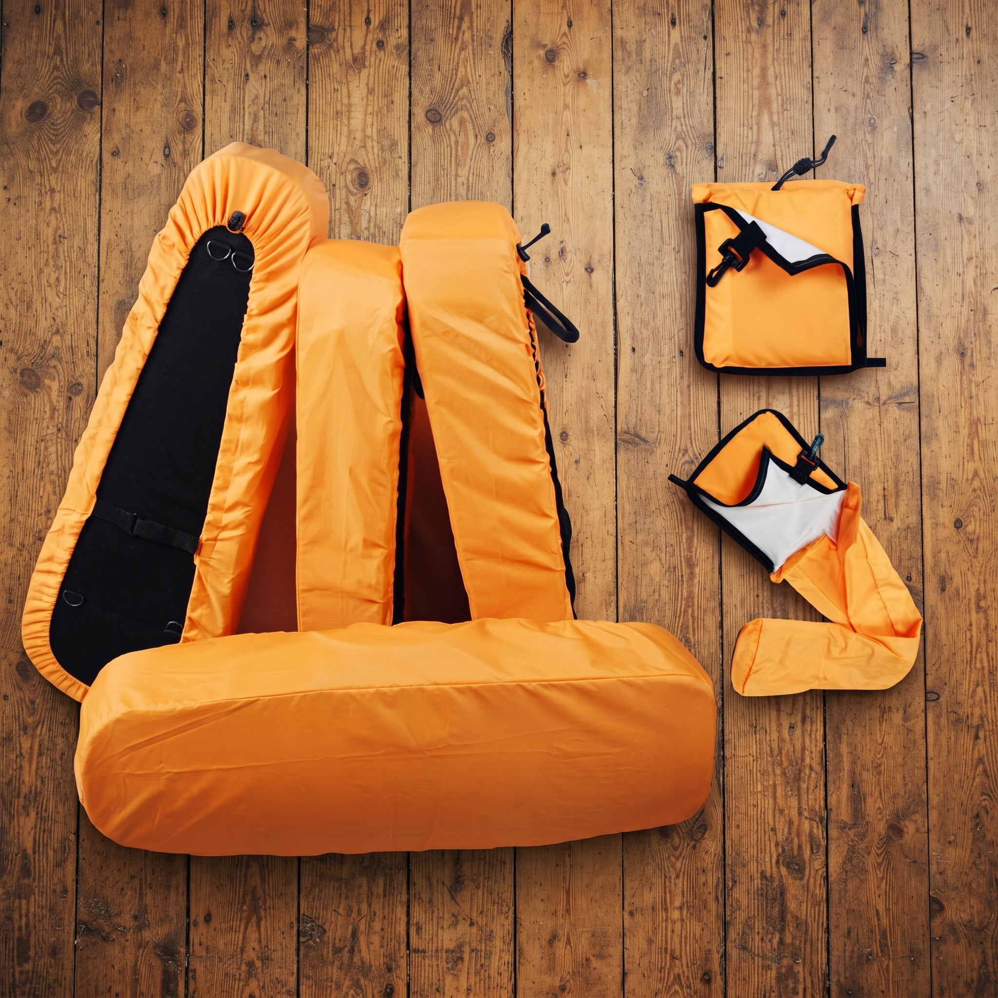 Housse de pluie PEDI pour étui violon 1/2-1/4 forme trapèze Orange RC-VN12T-PEDI