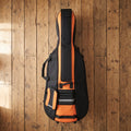 HOUSSE Violoncelle 1/4 de Luxe Passion Rembourrée 25mm Noir/Orange 810-1