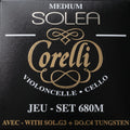 Jeu de cordes violoncelle 4/4 CORELLI SOLEA - Boucle - Tirant Moyen 680M