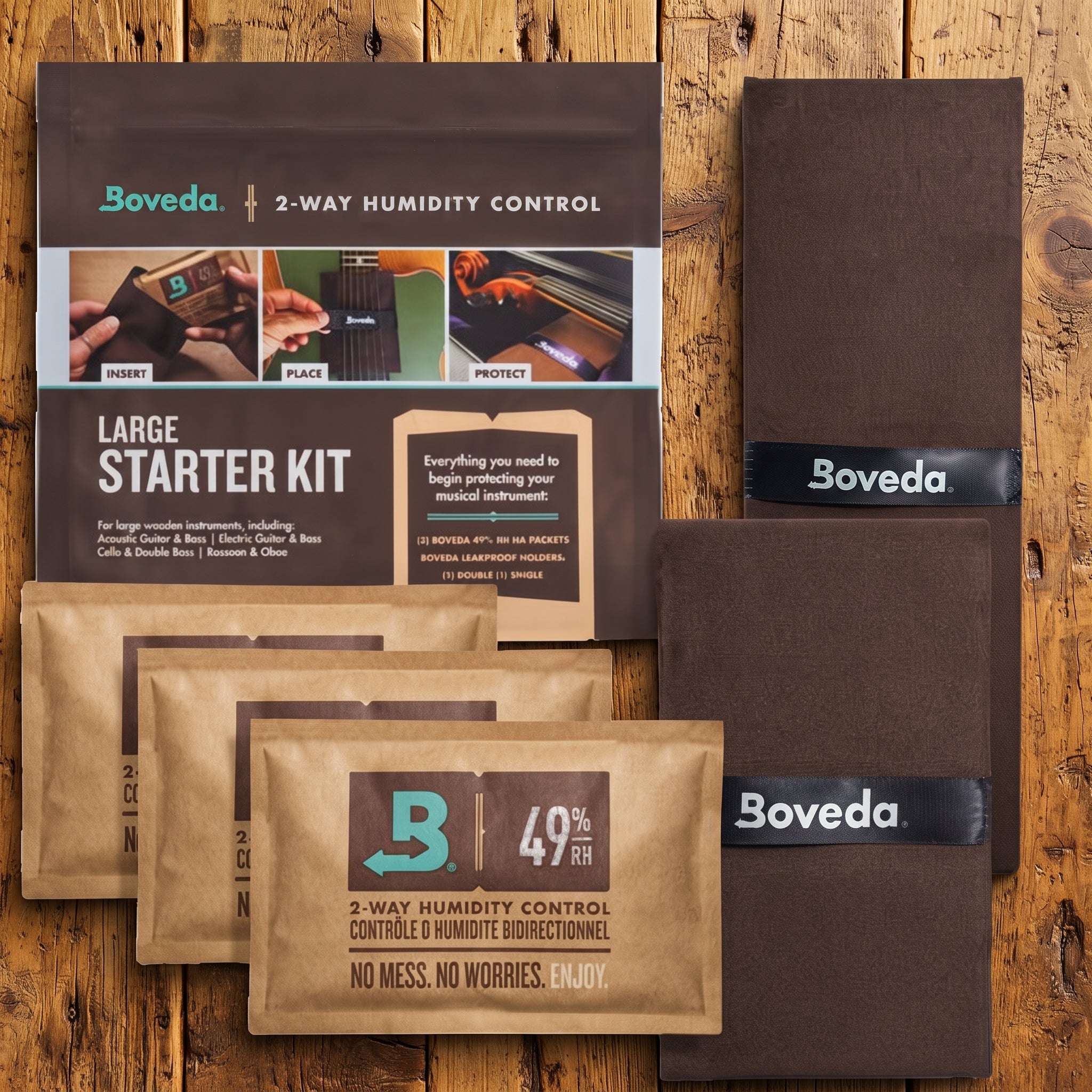 Kit de démarrage Boveda Mastercase Large - 49% RH (BVMSK49-LG)