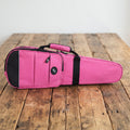 Étui violon 1/4 forme trapèze rose et noir SEB-F14-PN