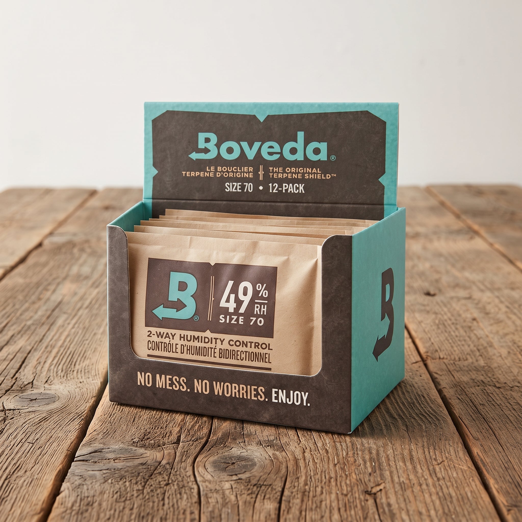 Recharges Boveda 49% RH (70g) - Boîte de 12 pièces (B49-70-OWC)